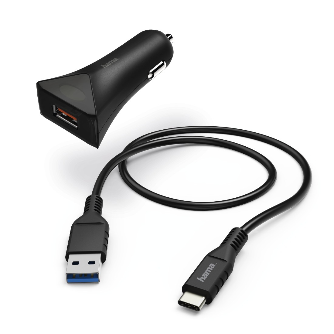 Hama 178394 Mobile phone Black Cigar lighter, USB Auto