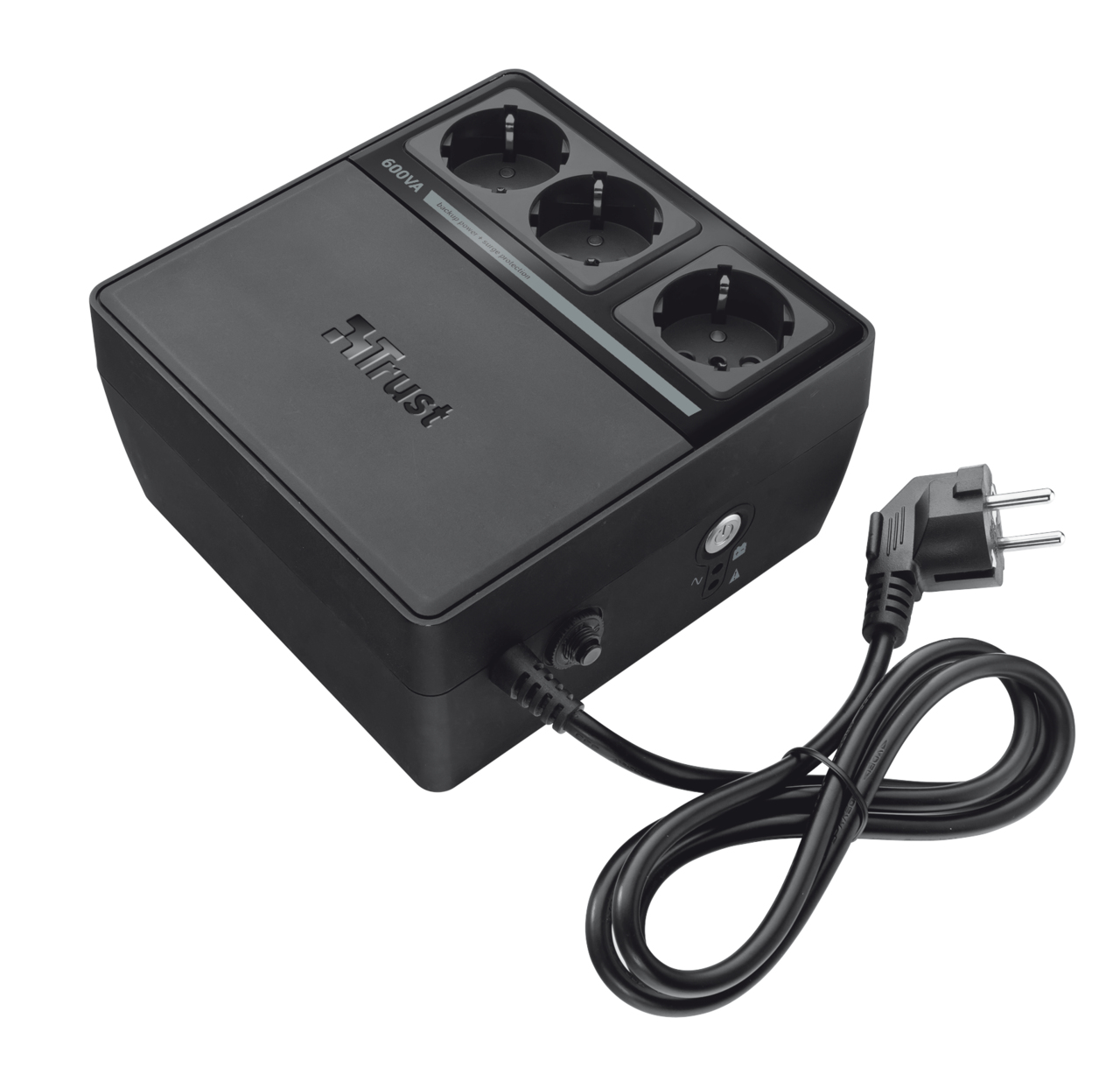 Trust 600VA UPS with standard power outlets – image 1