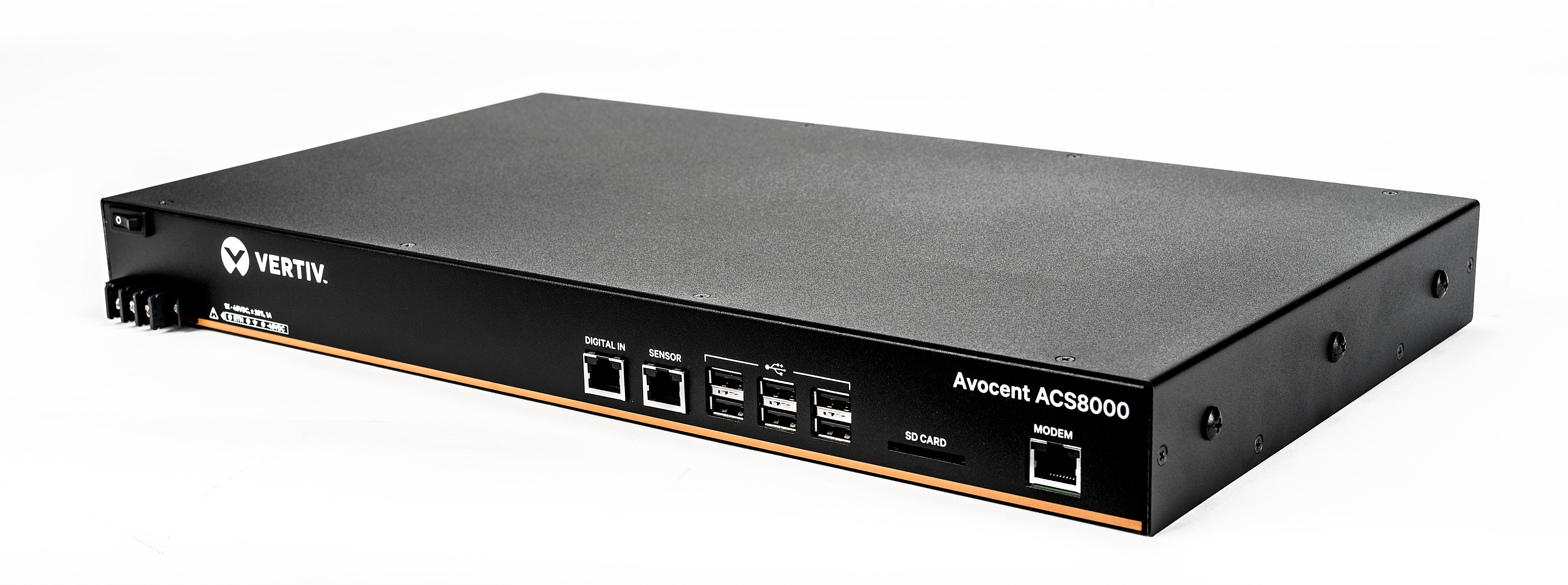 Avocent ACS Advanced Console Server ACS8032MDDC-400 - Console server - 32 ports - GigE, RS-232 - DC power - 1U
