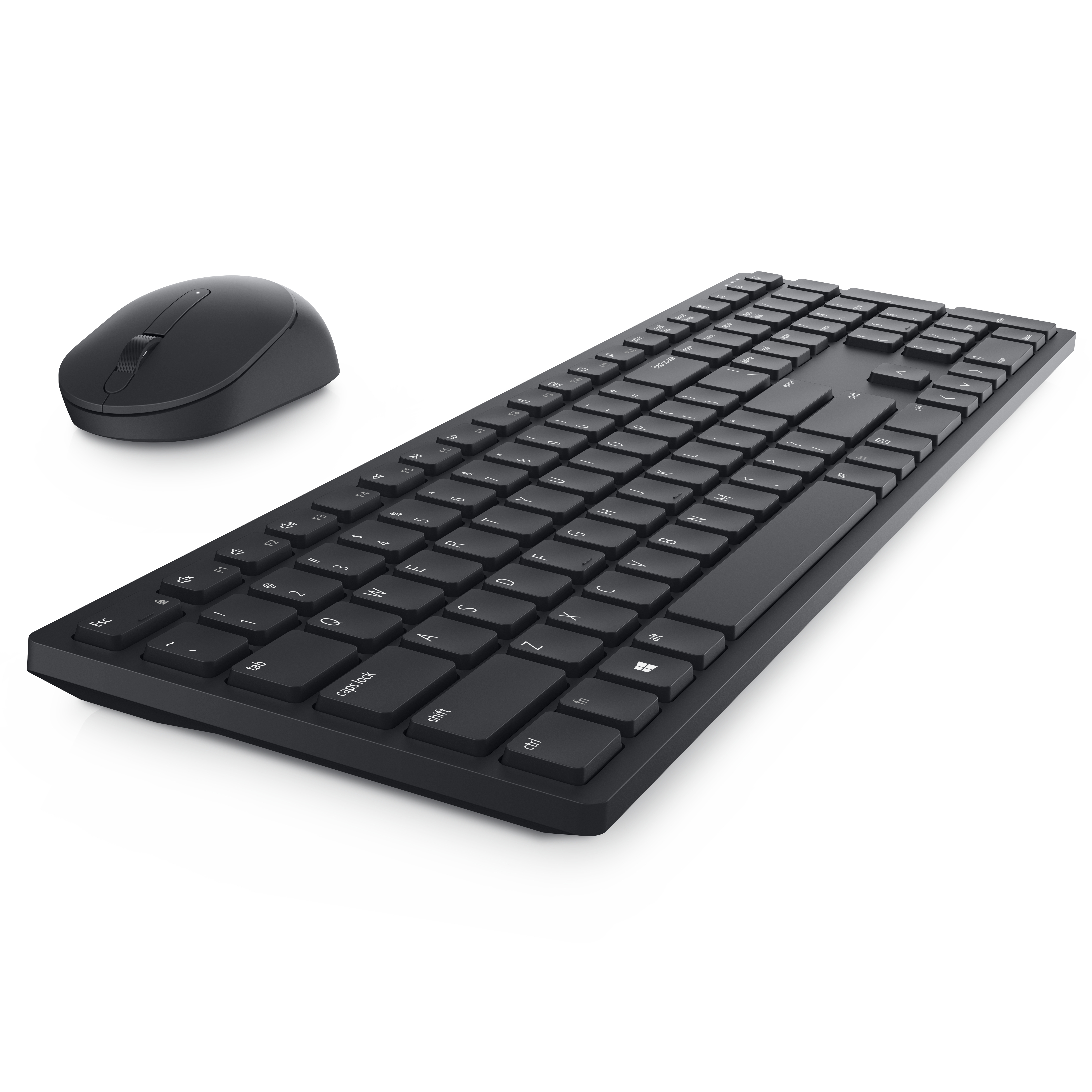 Kit de Teclado y Mouse Inalámbrico Dell KM5221W, RF, Color Negro, Ingles