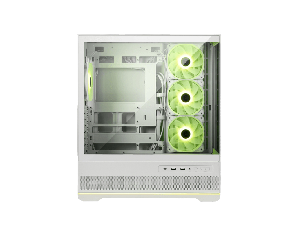 MSI MAG PANO 110R PZ WHITE computer case Midi Tower Bianco