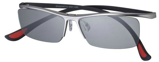 LG AG-F290 stereoscopic 3D glasses Black, Red, Silver