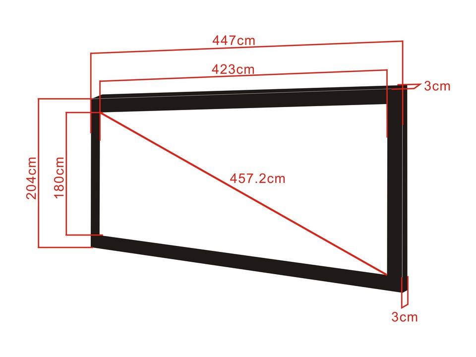 Multibrackets M 2,35:1 Framed Projection Screen – image 2