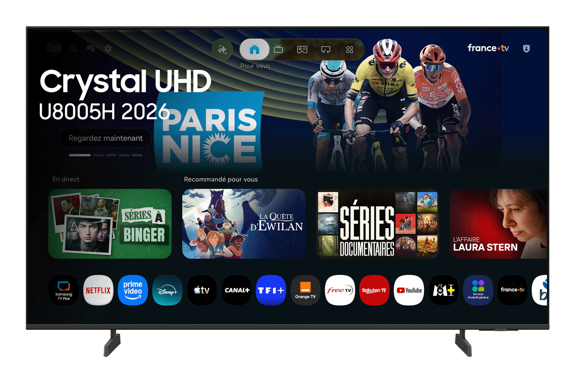 TV Samsung LED TU43U8005H 109 cm 2026 — photo 1