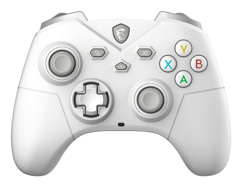 MSI FORCE GC300 Wireless Gaming Controller White 20hr Battery PC Android