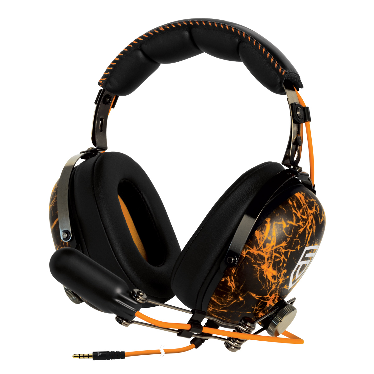 ARCTIC P533 PENTA Auricolare Cablato A Padiglione Gaming Nero, Arancione