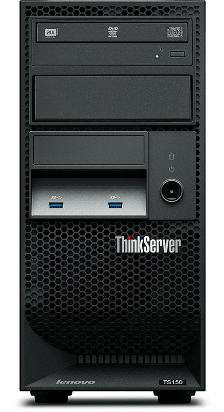 Specs Lenovo ThinkServer TS150 server 2000 GB Tower Intel® Xeon® E3 v5 3.3  GHz 8 GB DDR4-SDRAM 400 W Windows Server 2012 Foundation Servers  (70LUA02WLD)