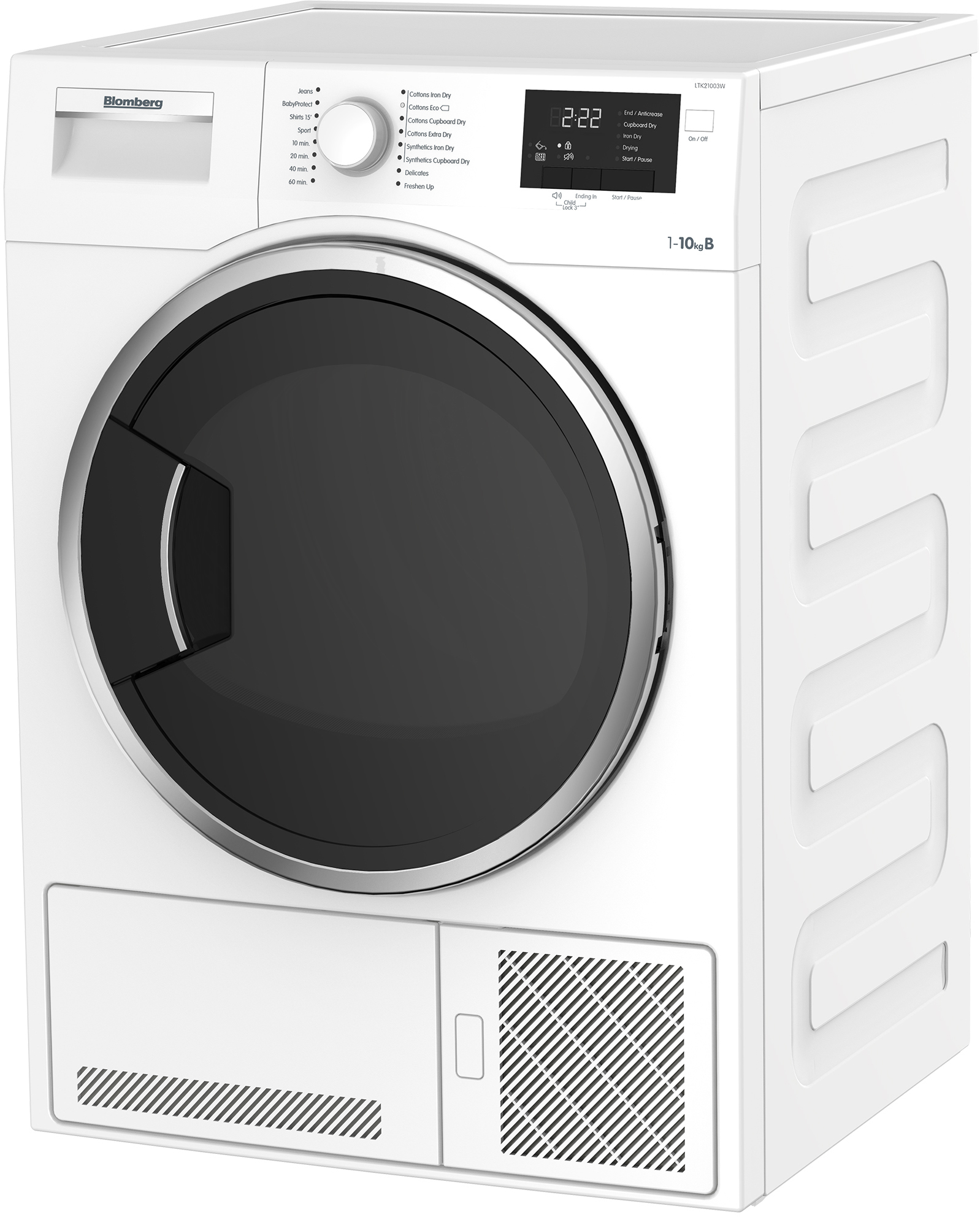 Blomberg LTK21003W tumble dryer Freestanding Front-load – image 2