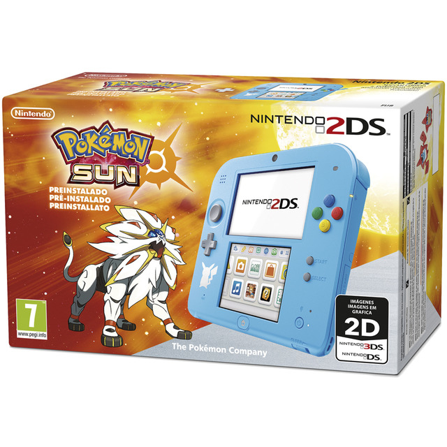 Nintendo 2DS, Pokémon Sol — vue 1 sur 2