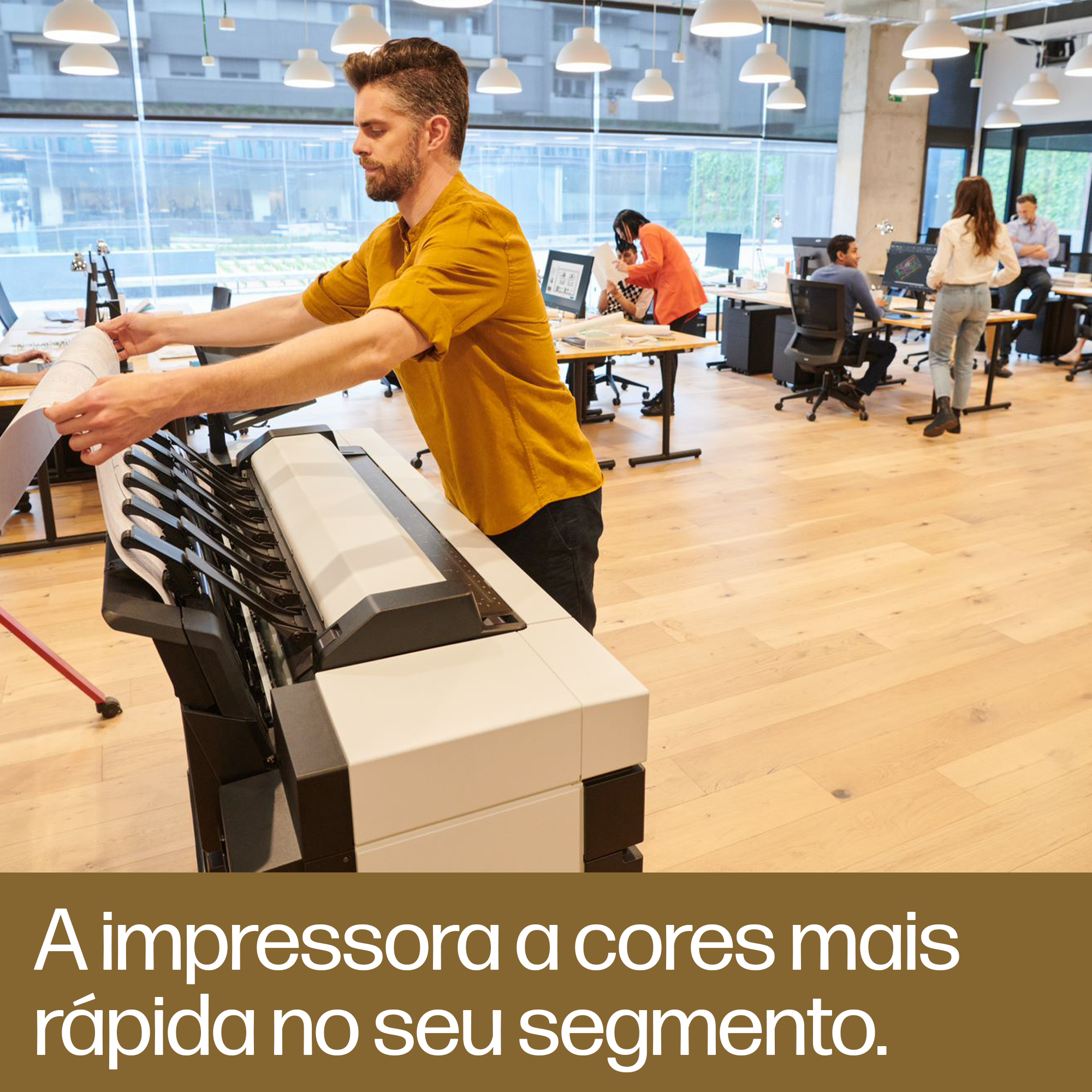 HP Multifunções DesignJet XL 3800 (36 pol.) — miniatura 3