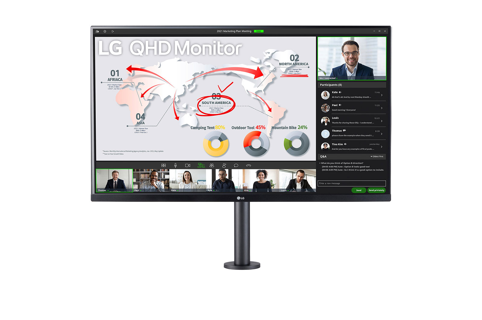 LG 32QP880-B computer monitor – image 2