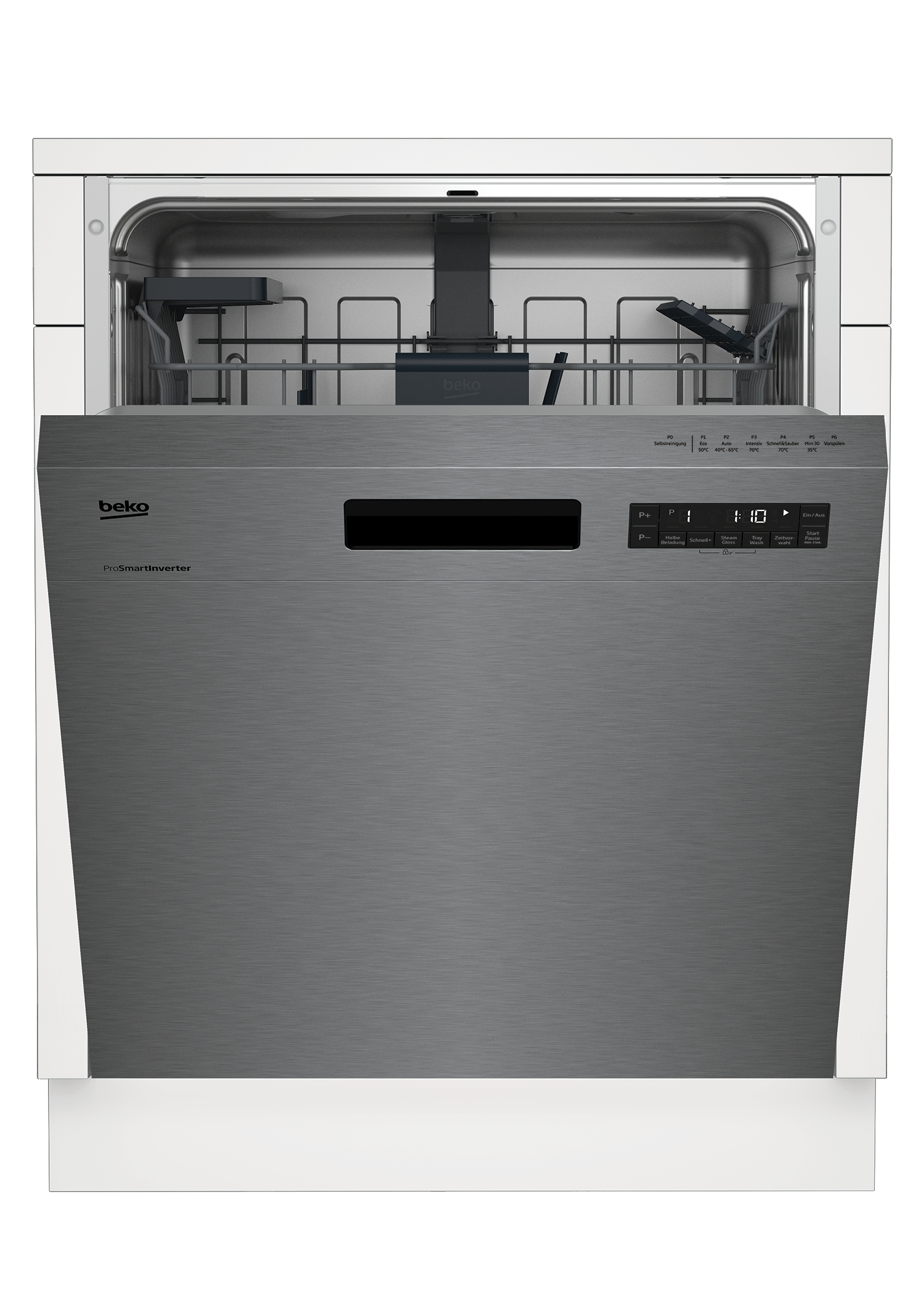 Grundig DUN6634FX2 dishwasher Semi built-in 14 place settings – image 2