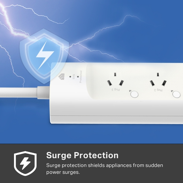 TP-Link Kasa Smart Wi-Fi Power Strip, 3-Outlets – image 5