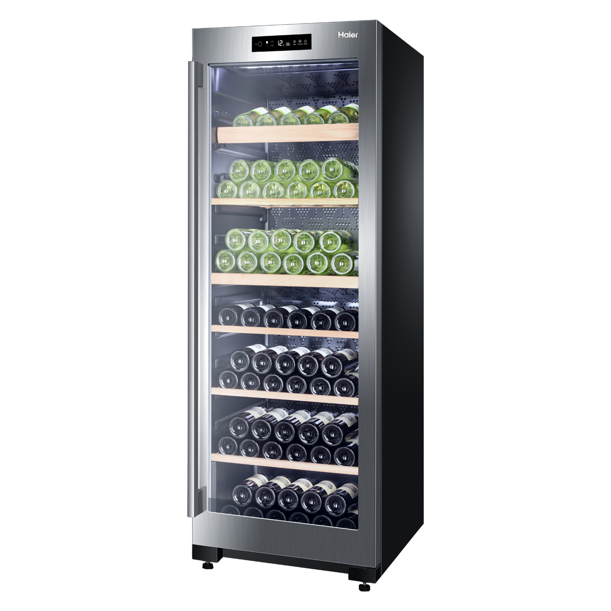 Haier WS136GDBI wine cooler Freestanding Black 136 bottle(s) – image 2