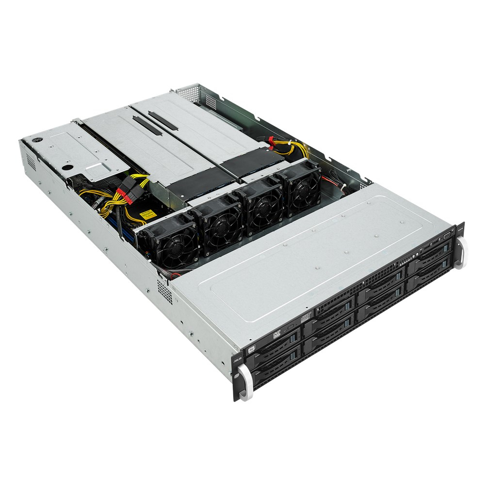 ASUS RS720-E9-RS8-G server barebone Intel® C621 LGA 3647 (Socket P) Rack (2U) Black, Grey – image 4