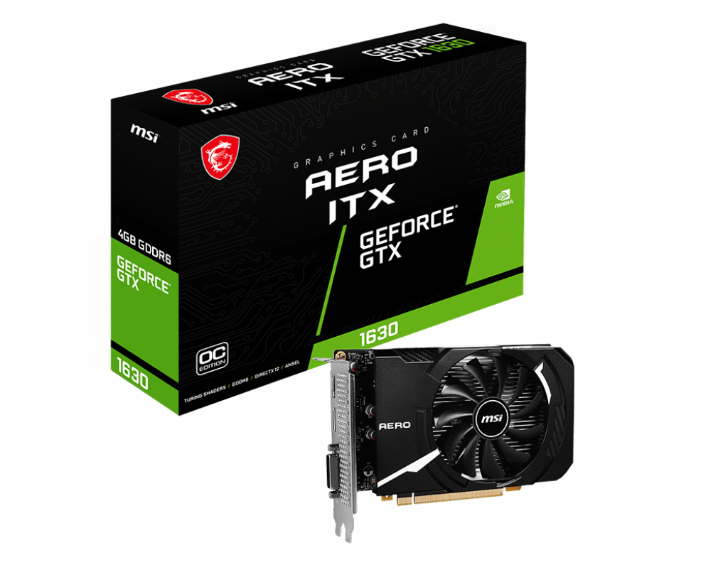 MSI GeForce GTX 1630 AERO ITX 4G OC – image 5