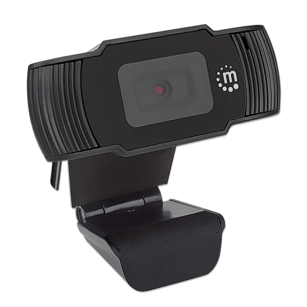Manhattan USB Webcam, Two Megapixels (Clearance Pricing), 1080p Full HD, USB-A, Integrated Microphone, Adjustable Clip Base, 30 frame per second, Black, Three Y – image 2