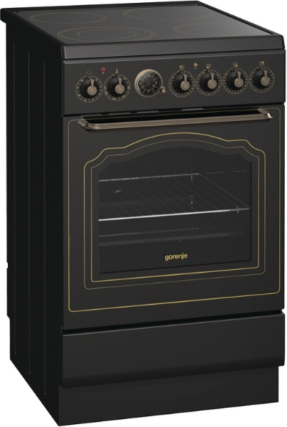 Gorenje EC55CLB Freestanding cooker Electric Ceramic hob Black