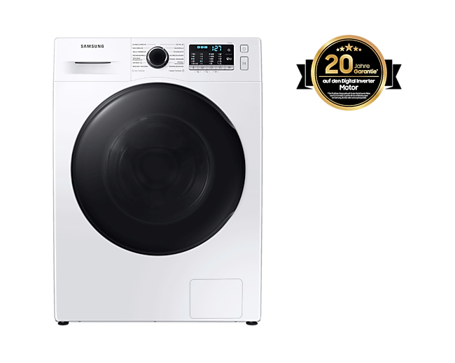 Samsung WD8GTA049BE/EG washer dryer Freestanding Front-load White – image 1