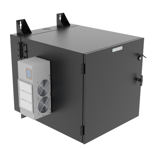 Vertiv GL24N12-30-B-AC10 rack cabinet 12U Wall mounted rack Black