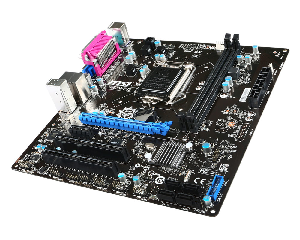 MSI H87M-P32 Intel® H87 LGA 1150 (Socket H3) micro ATX – image 2
