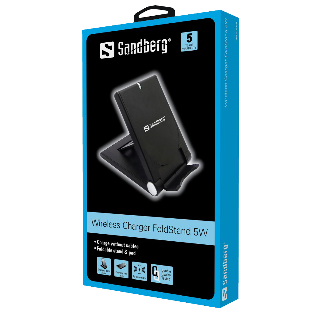 Sandberg Wireless Charger FoldStand 5W – image 2