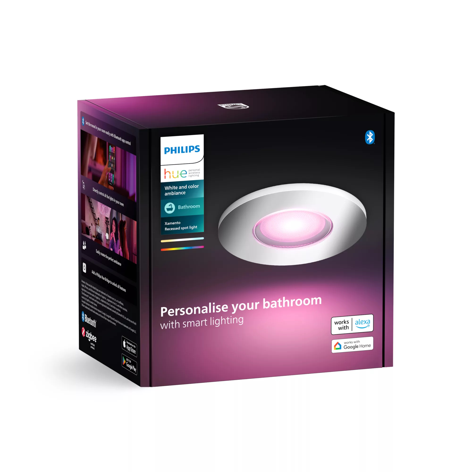 Philips by Signify Philips Hue White and colour ambience Xamento recessed spotlight – image 3