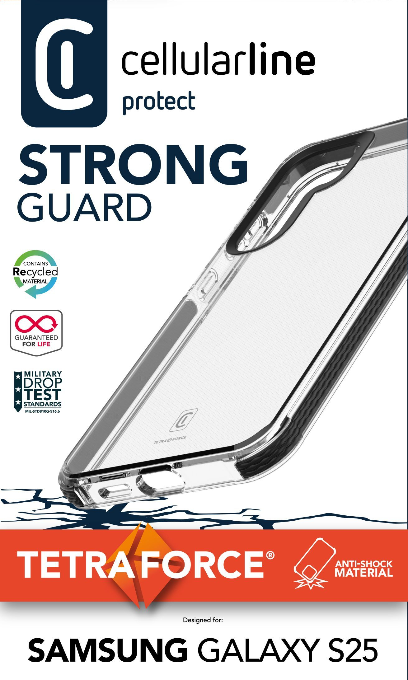 Cellularline Tetra Force Strong Guard - Galaxy S25 – image 2
