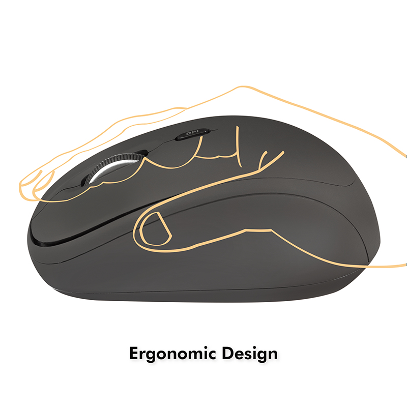 LogiLink ID0193 mouse Office Right-hand RF Wireless Optical 1600 DPI – image 6