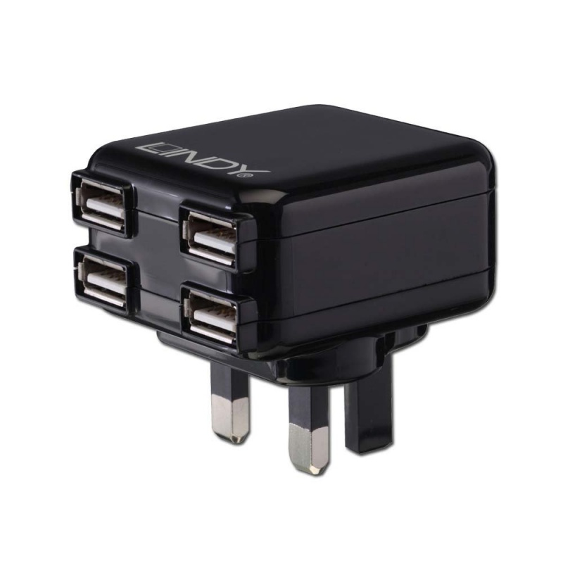 Lindy 73354 mobile device charger Universal Black AC Indoor
