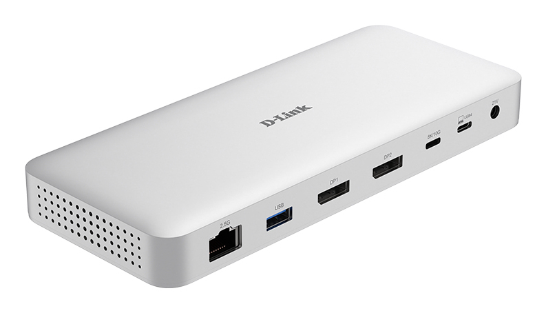 D-Link DUF-901 - Docking station - USB-C / USB-A - 2 x DP, USB4 - 1GbE, 2.5GbE, 10GbE, 40GbE - United Kingdom