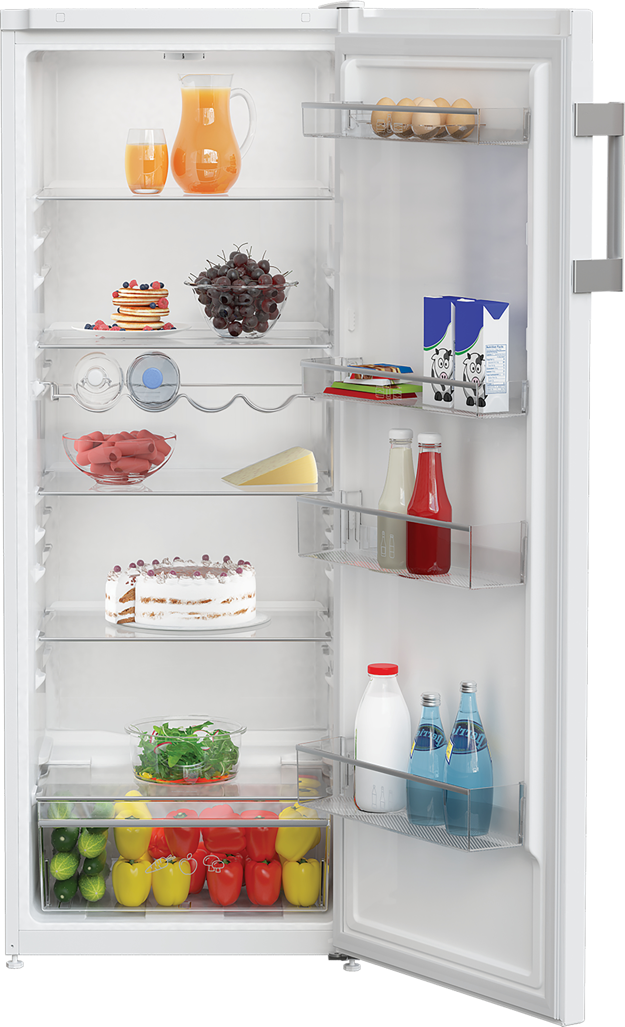 Blomberg SSM4554 Freestanding Tall Larder Fridge with Large Salad Crisper – image 3
