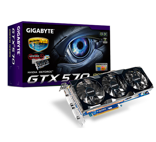 GIGABYTE GV-N570OC-13I graphics card NVIDIA GeForce GTX 570