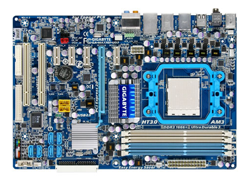 GIGABYTE GA-MA770T-UD3 AMD 770 Socket AM3 ATX – image 1