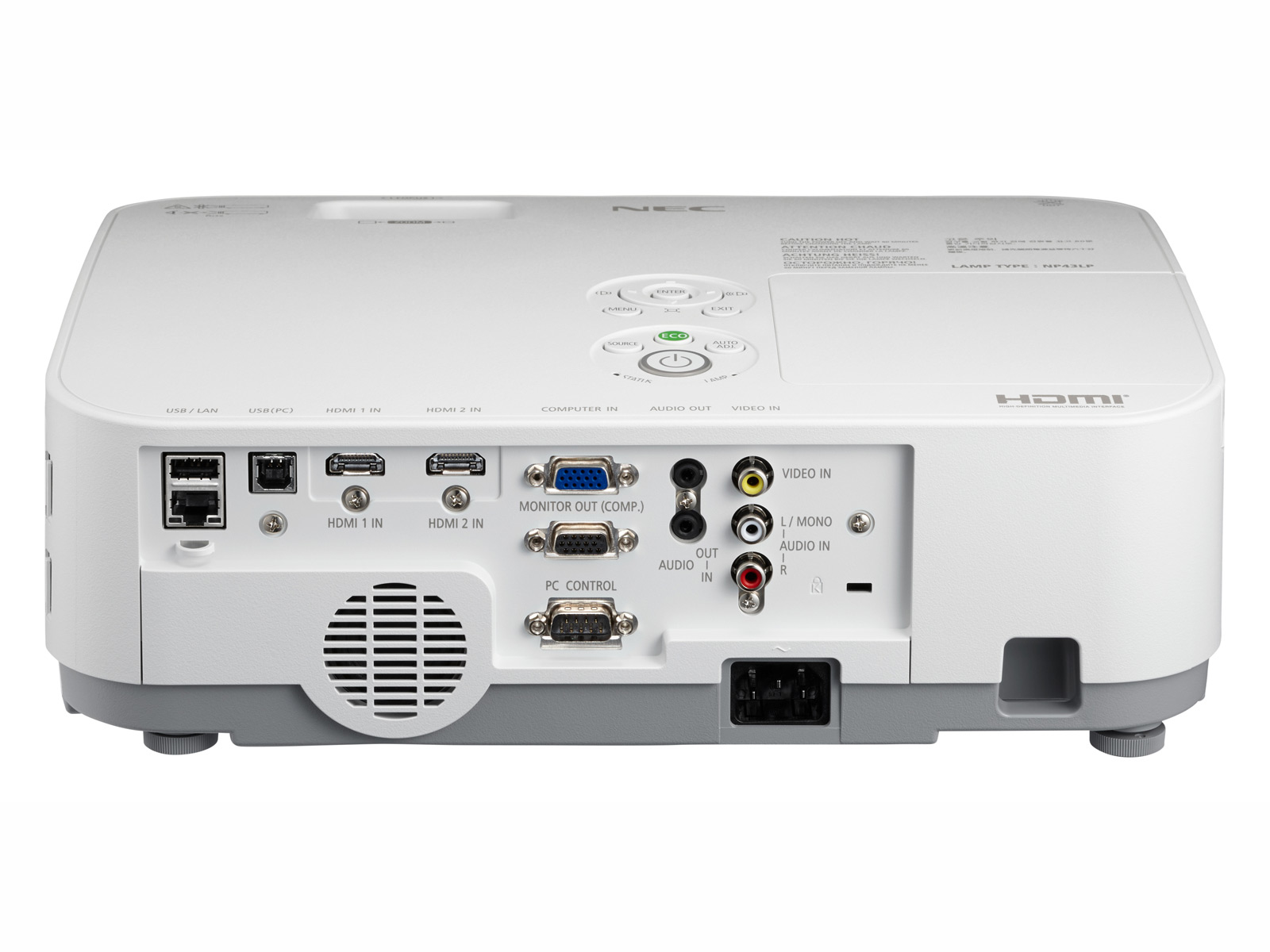 NEC ME301X Standard throw projector 3000 ANSI lumens 3LCD XGA (1024x768) White – image 2