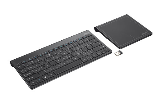 Trust Skid keyboard Universal RF Wireless QWERTY English Black