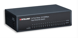 Intellinet 16-Port Fast Ethernet Office Switch