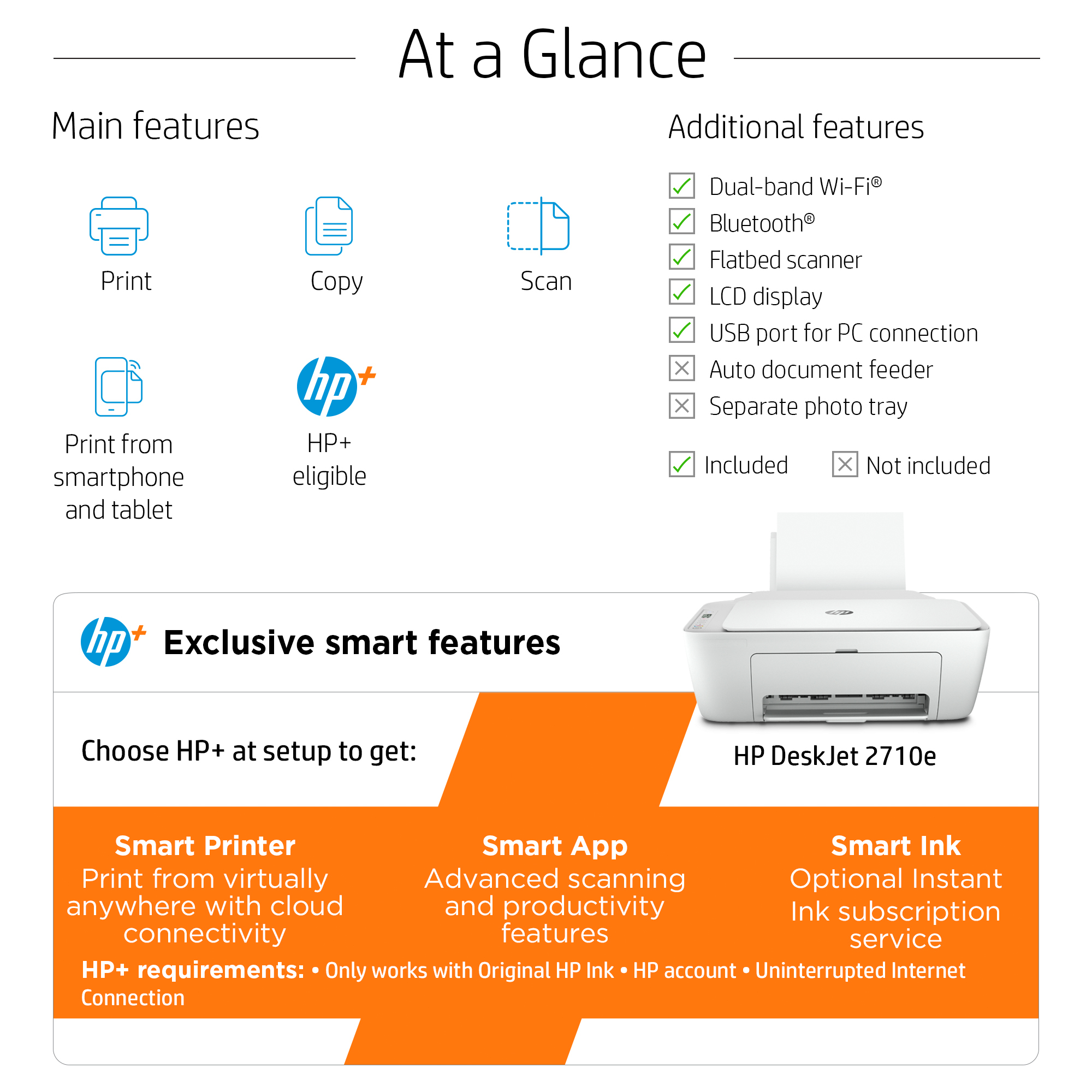HP DeskJet 2710e AiO Printer – image 2