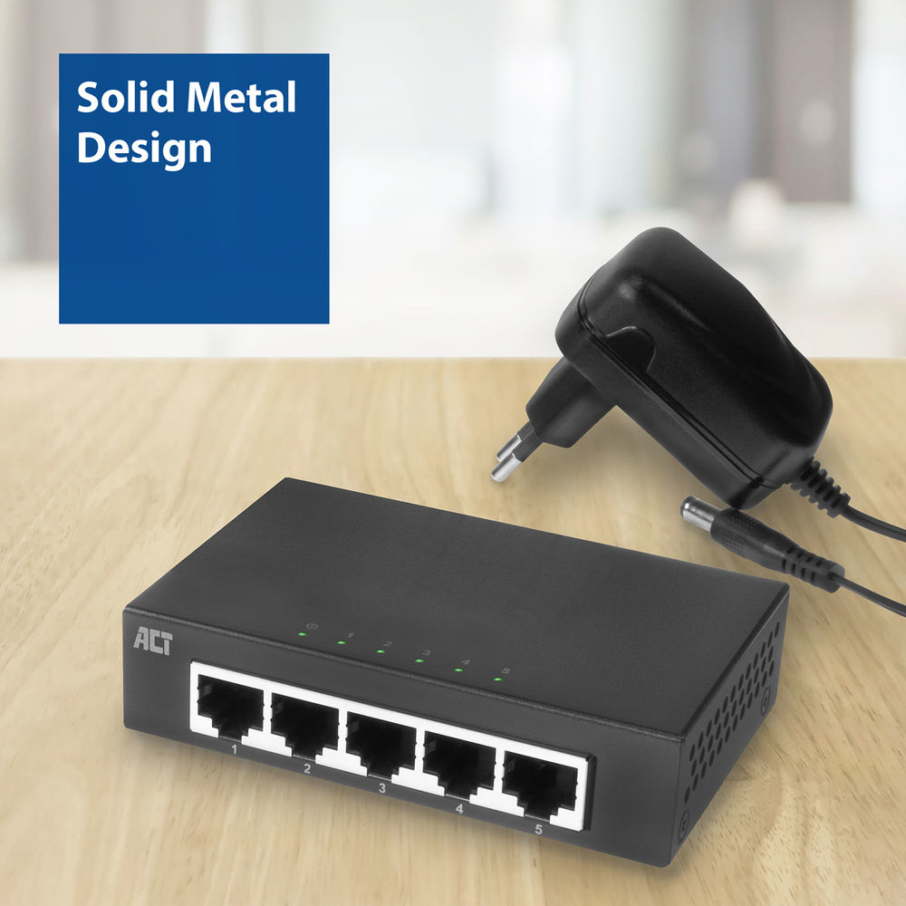 ACT 5-Port Gigabit Ethernet Switch – image 4