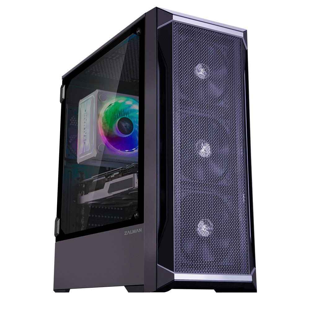 Zalman Z8 ATX Mid Tower PC Case, 120mm fan x4