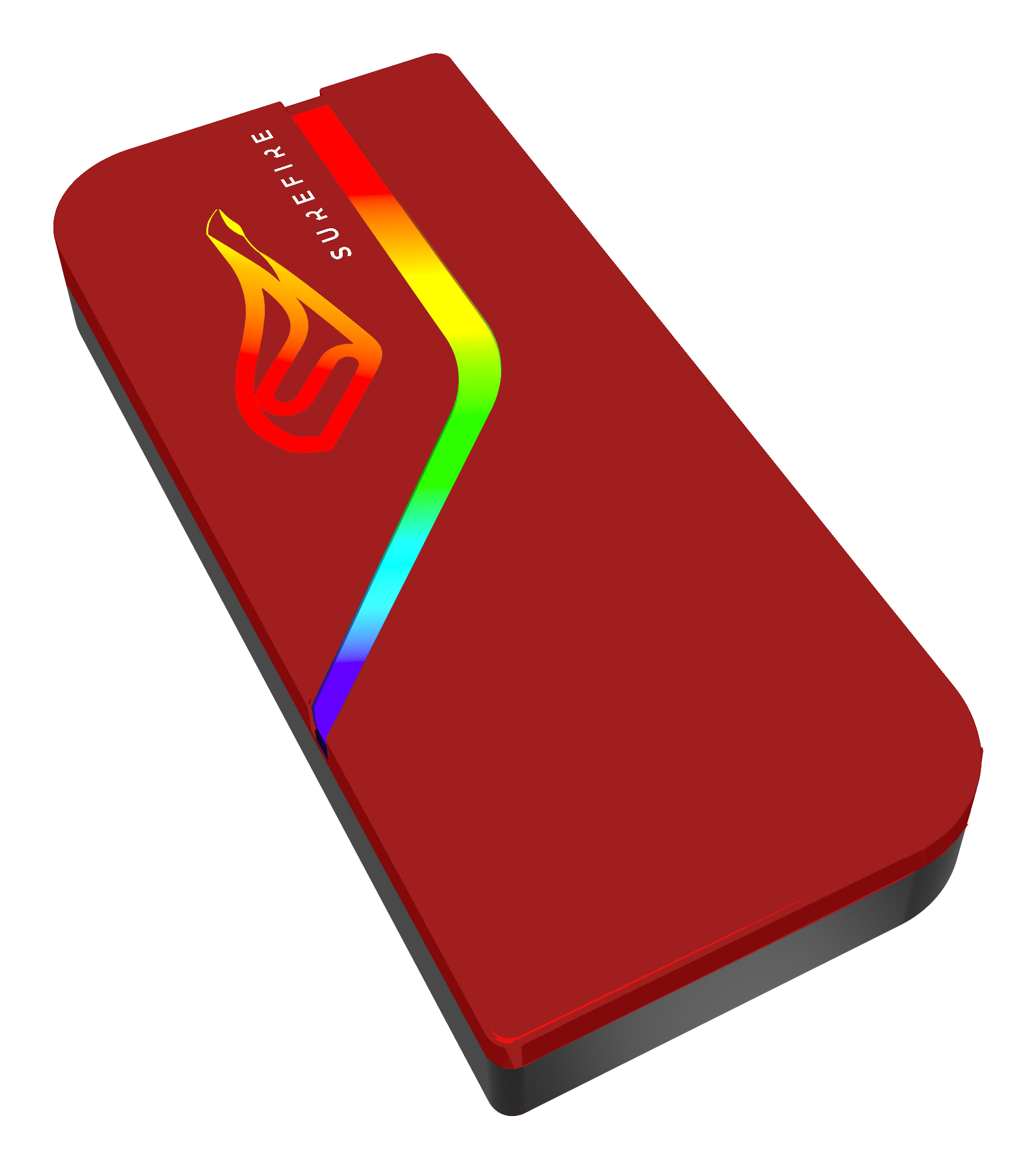 Verbatim Surefire PyroDrive Gaming SSD Slim 1TB Red