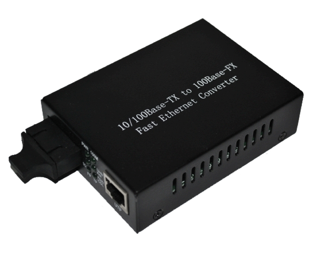 DFE-855S-15I network media converter 100 Mbit/s Single-mode Black