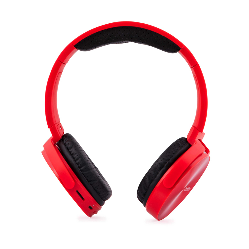 CoolBox CoolMetal Headphones Wired & Wireless Head-band Calls/Music Micro USB Bluetooth Red – image 2
