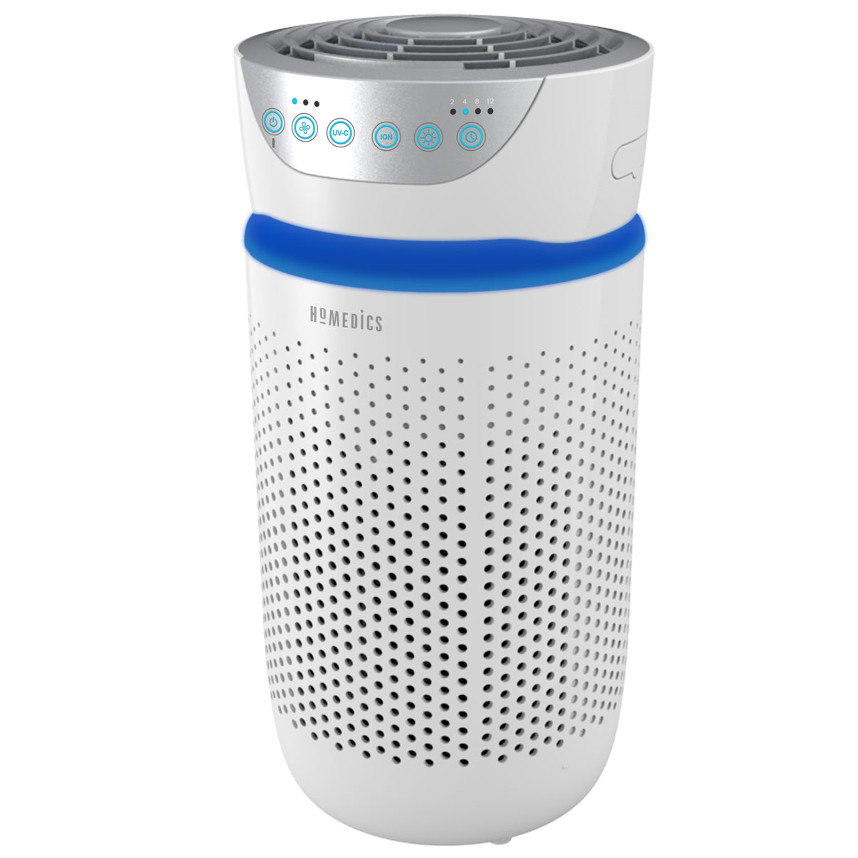 HoMedics AP-T20WT-SL air purifier 15.8 m² Silver, White – image 2