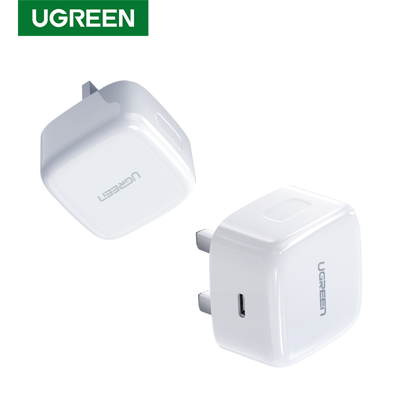 Ugreen USB-C 20W PD Snel Oplader UK plug – image 3