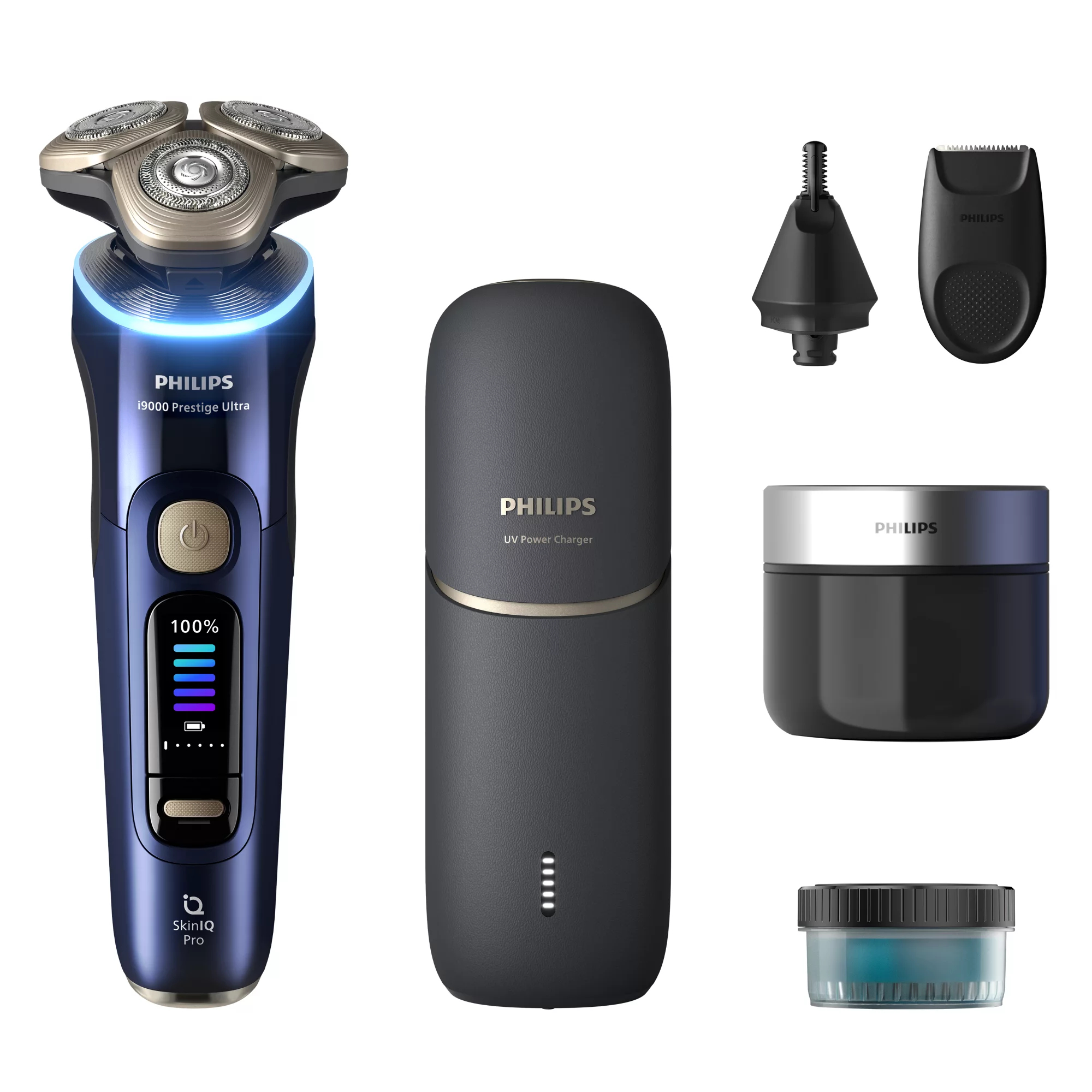 Philips XP9401/47 men's shaver Rotation shaver Trimmer Blue