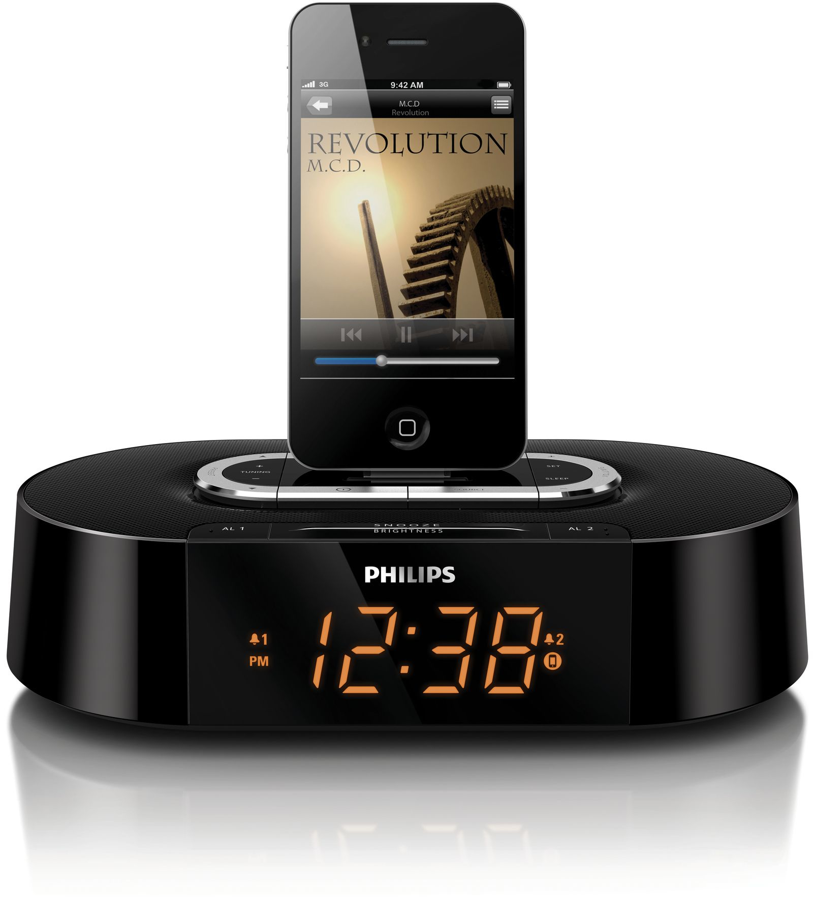 Philips Clock radio for iPod/iPhone AJ7030DB/93 – image 2
