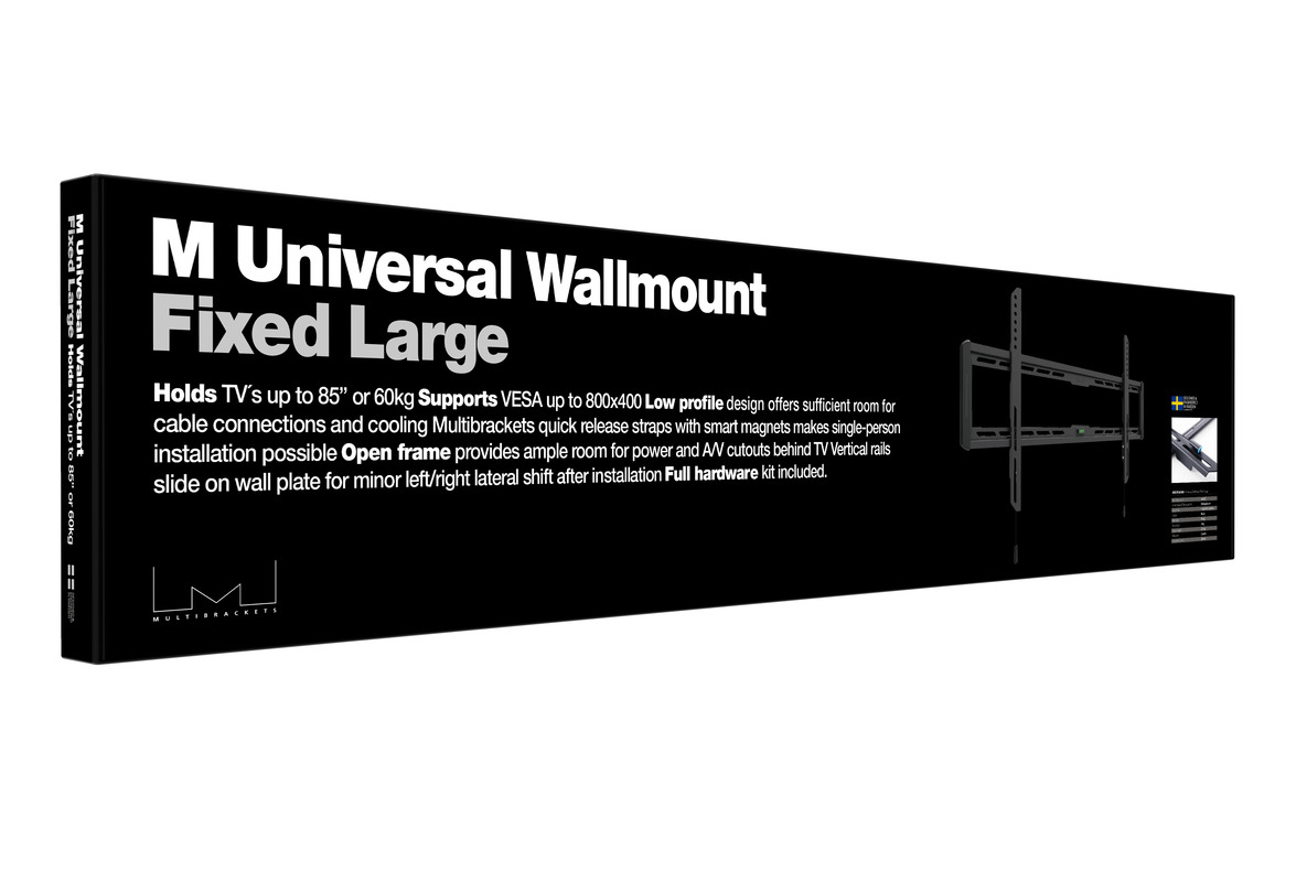 Multibrackets M Universal Wallmount Fixed Large Black – image 7