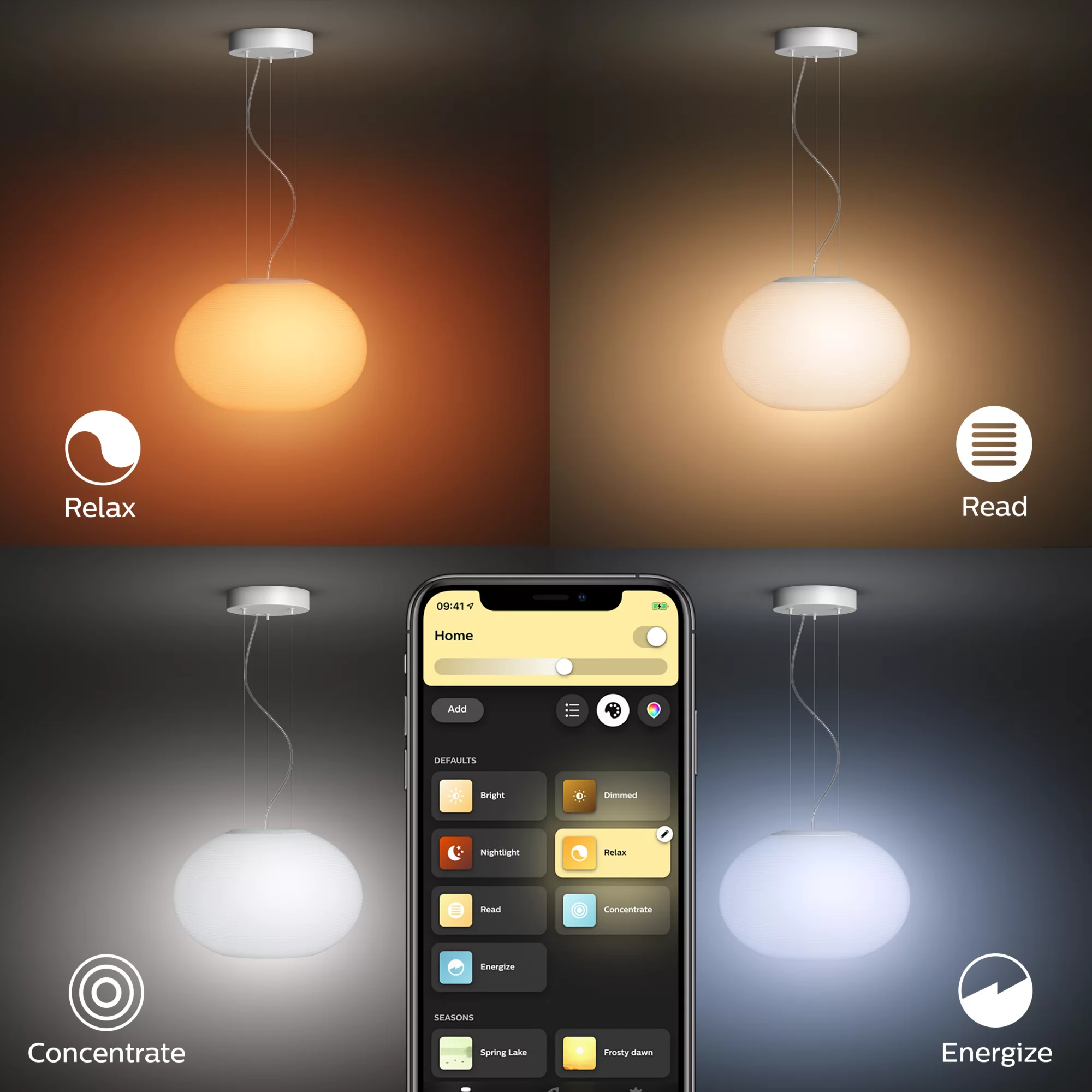 Philips by Signify Philips Hue White and colour ambience 4090631U9 Smart suspension light Bluetooth/Zigbee – image 8