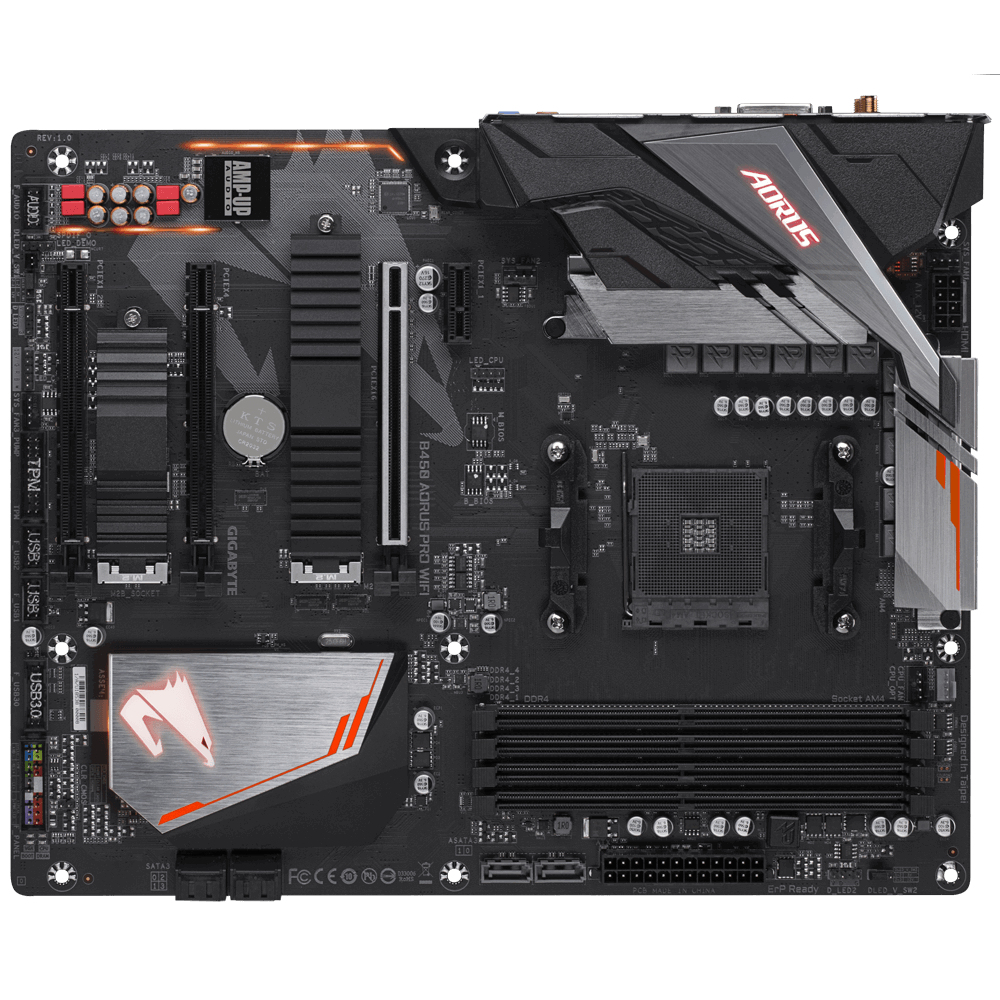 GIGABYTE B450 AORUS PRO WIFI (rev. 1.0) – image 2